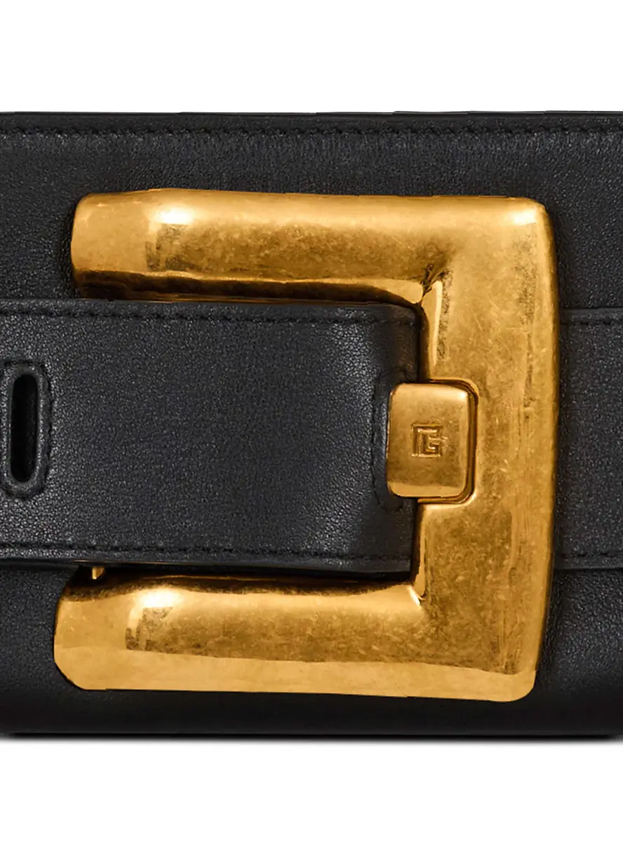 Balmain Anthem calfskin leather clutch | Thumbnail 5