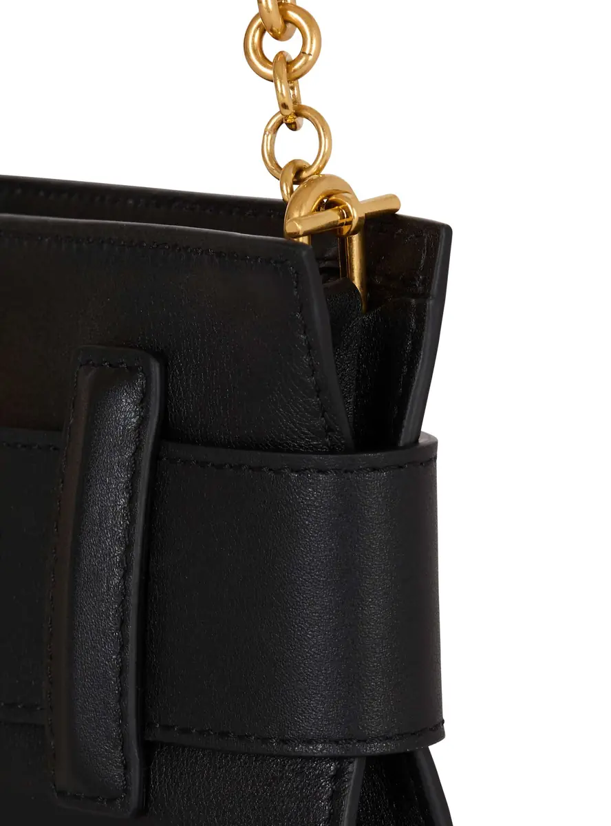 Balmain Anthem calfskin leather clutch | Thumbnail 6