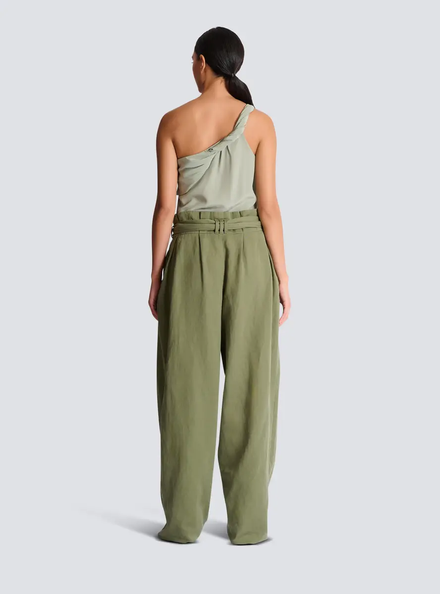 Balmain Twill high-waisted trousers | Thumbnail 4