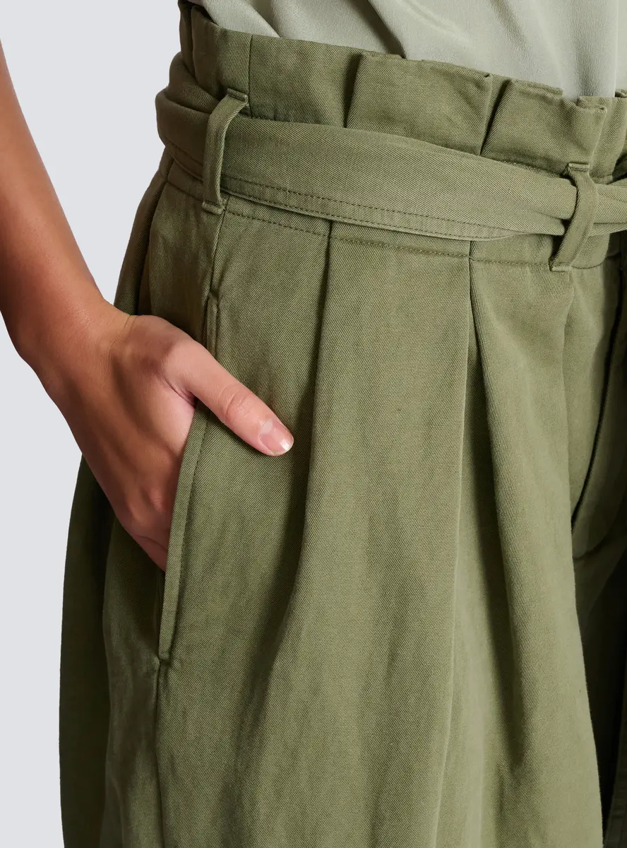 Balmain Twill high-waisted trousers | Thumbnail 6
