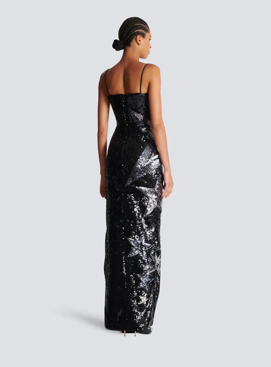 Balmain Embroidered maxi dress | Thumbnail 4 Balmain Embroidered maxi dress | Thumbnail 4