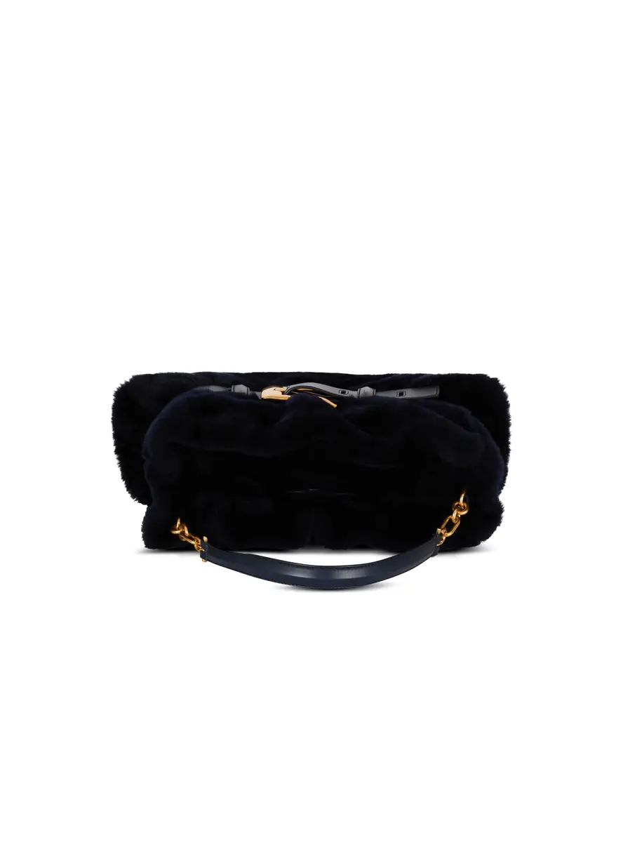 Balmain Medium Anthem bag in shearling | Thumbnail 7 Balmain Medium Anthem bag in shearling | Thumbnail 7
