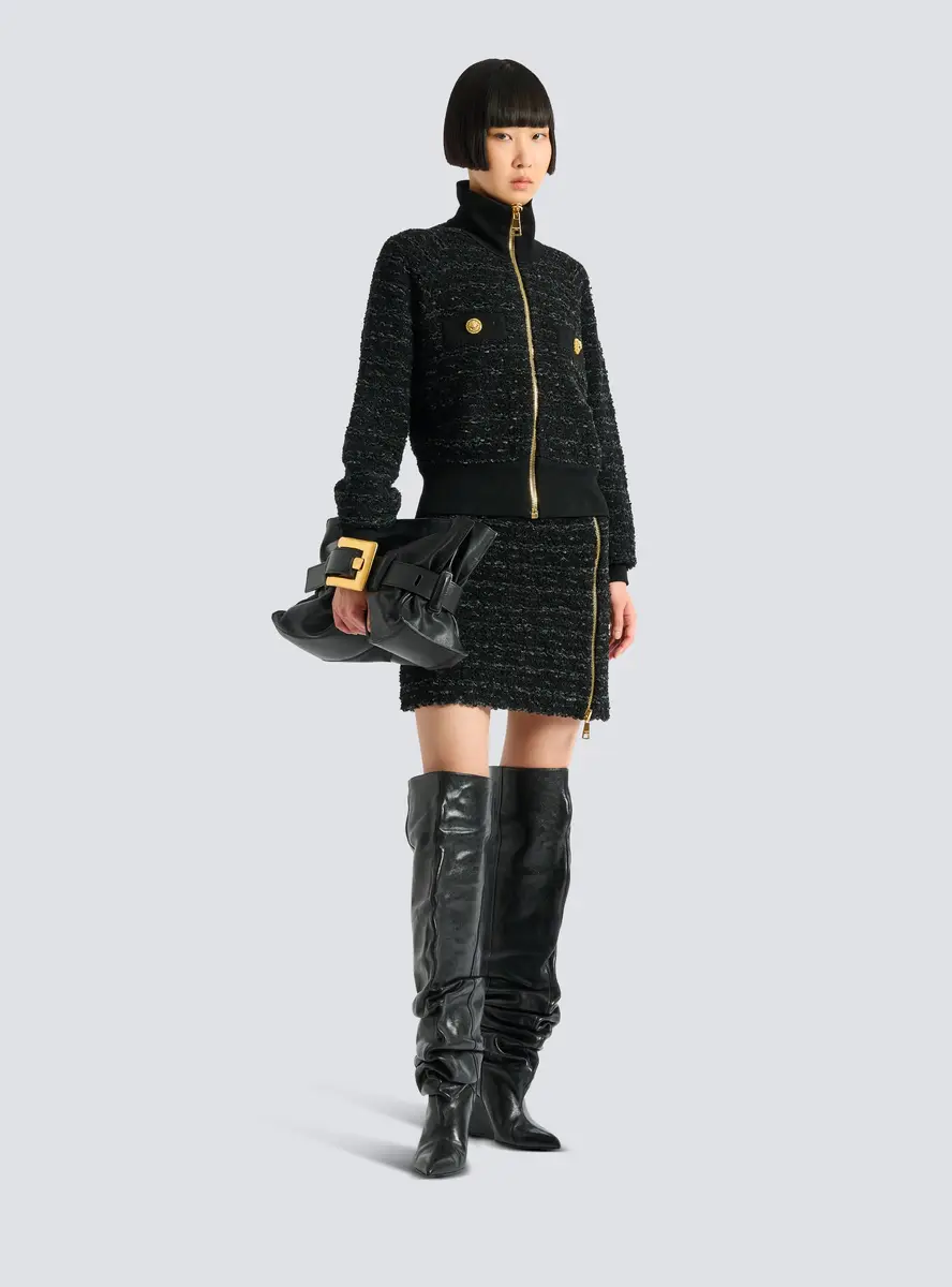 Balmain Tweed bomber jacket | Thumbnail 2