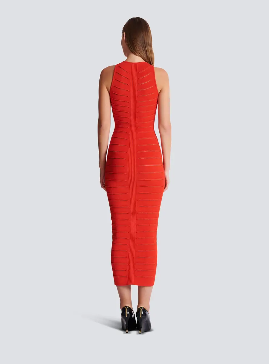 Balmain Long sleeveless dress in knit | Thumbnail 4 Balmain Long sleeveless dress in knit | Thumbnail 4