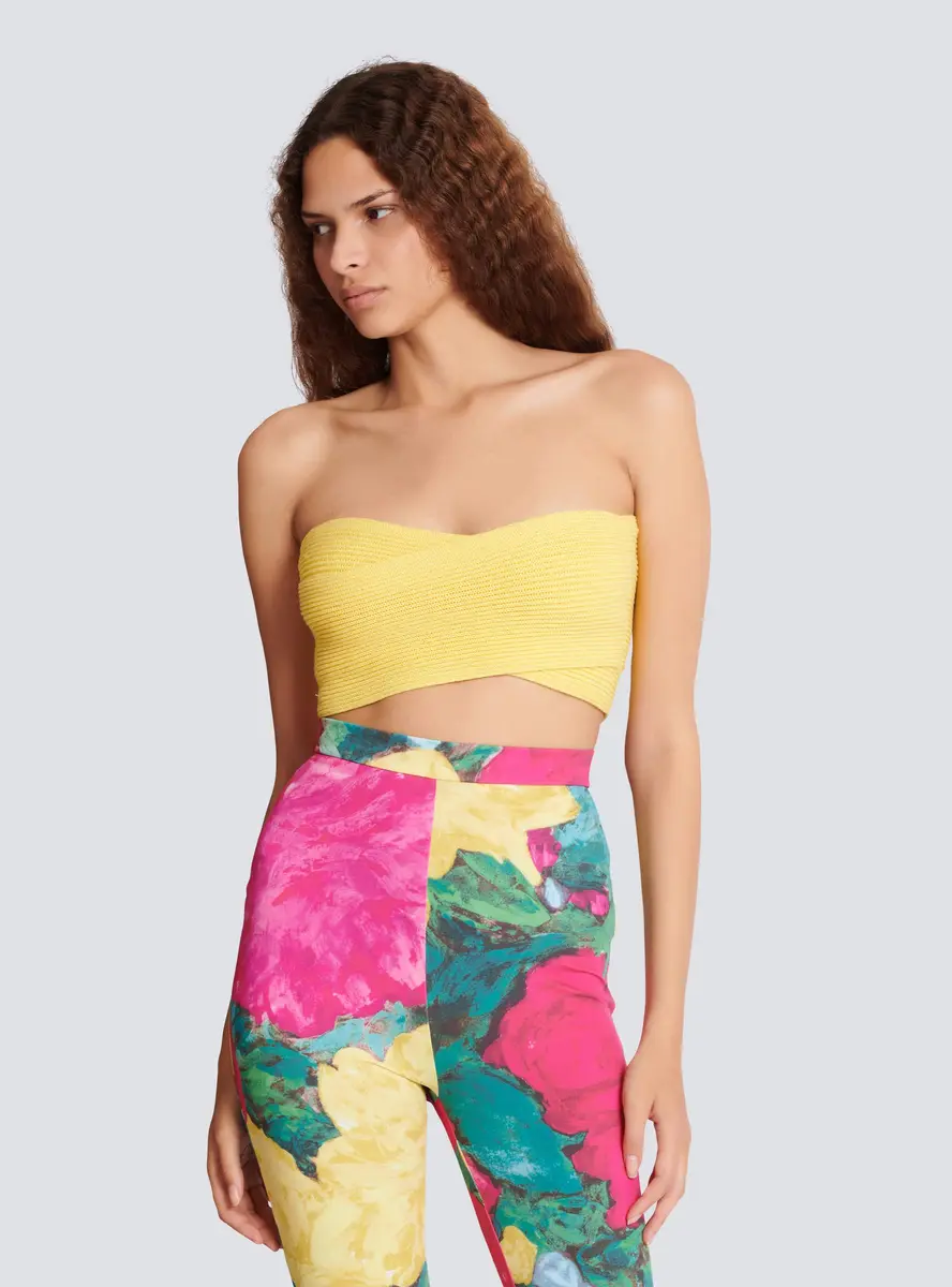 Balmain Tube-knit bra top | Thumbnail 6 Balmain Tube-knit bra top | Thumbnail 6
