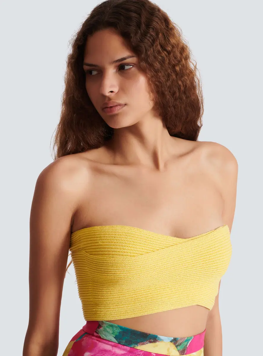 Balmain Tube-knit bra top | Thumbnail 7 Balmain Tube-knit bra top | Thumbnail 7