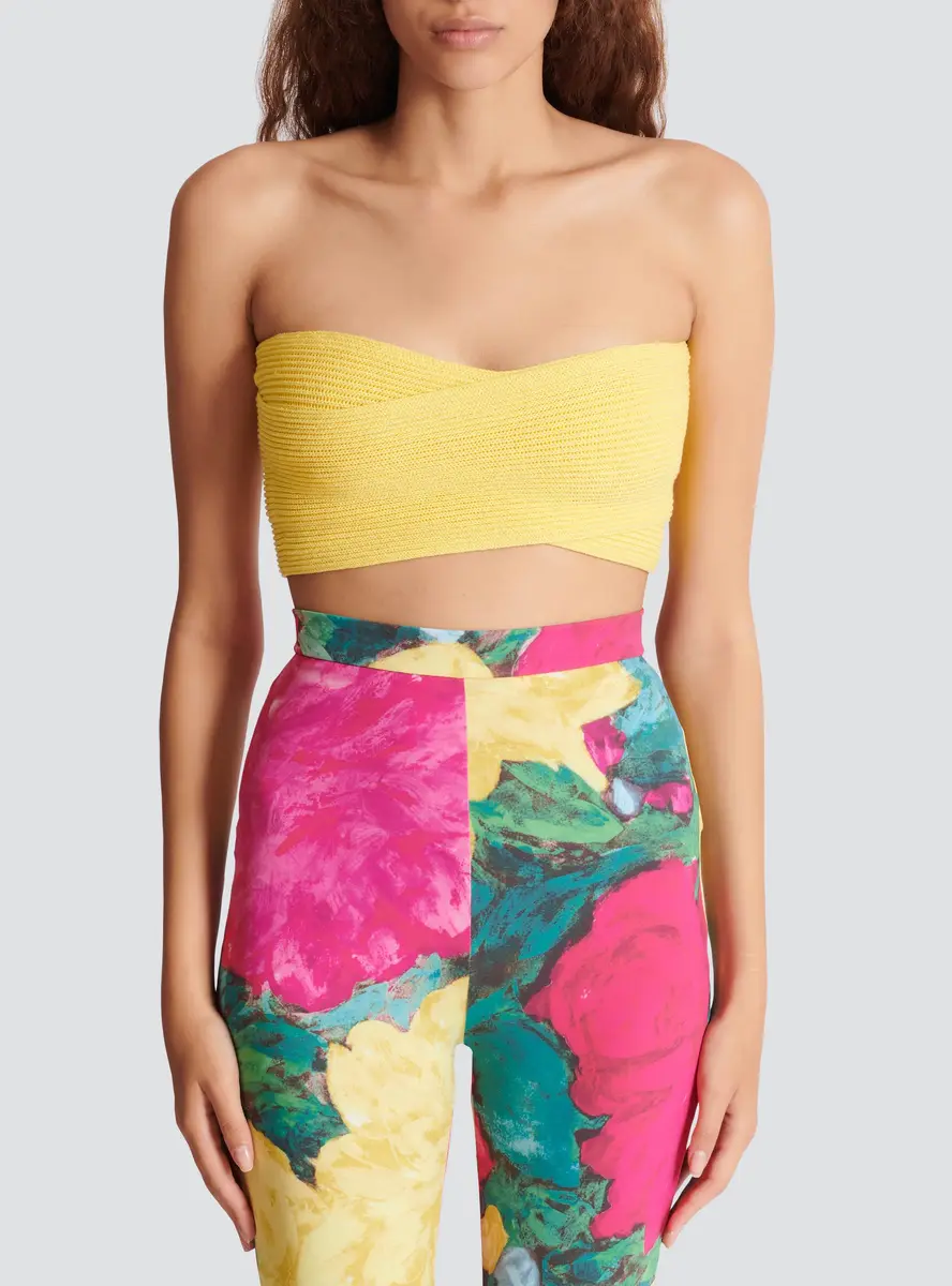 Balmain Tube-knit bra top | Thumbnail 8 Balmain Tube-knit bra top | Thumbnail 8