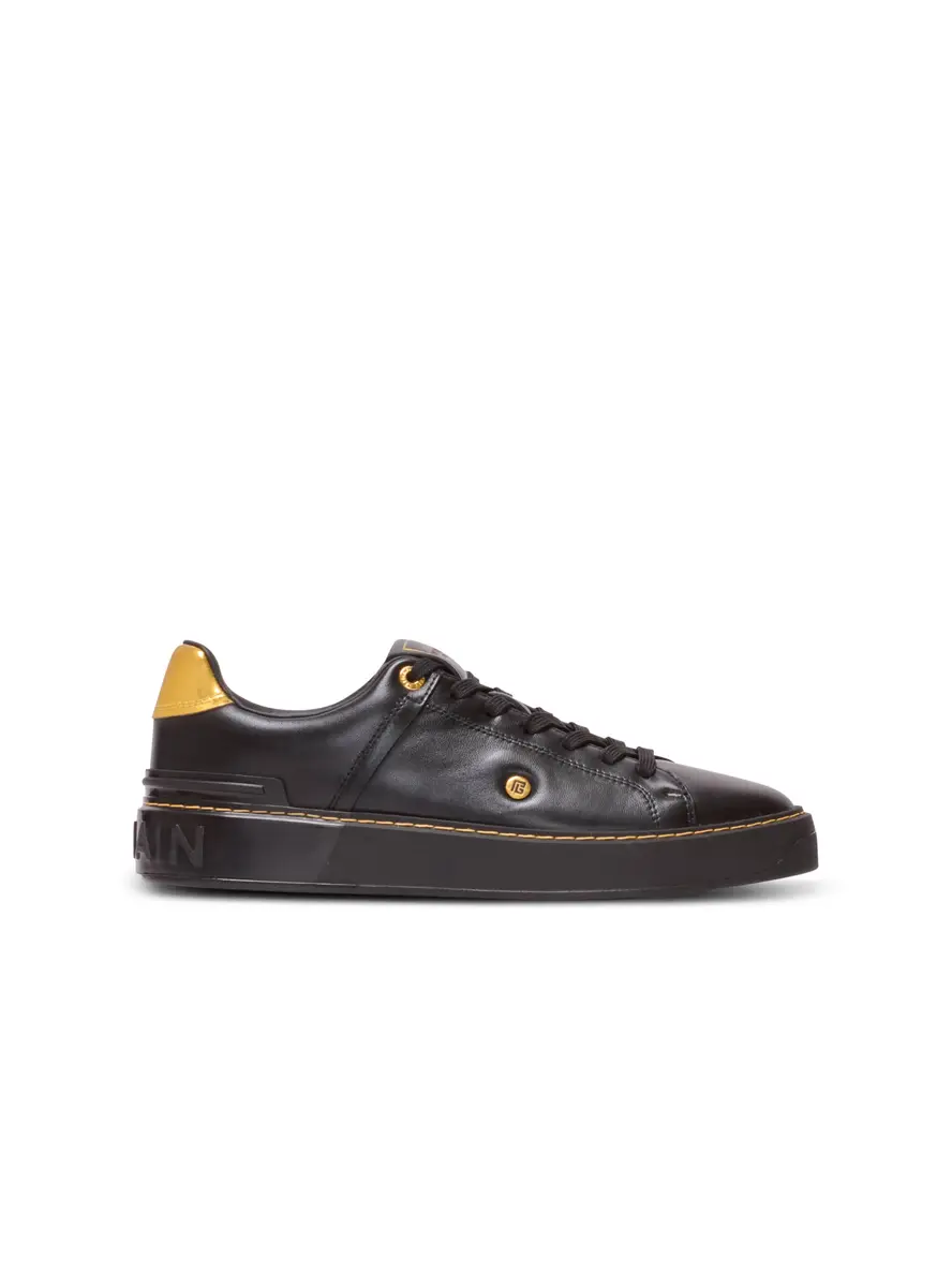 Balmain B-Court sneakers in calfskin