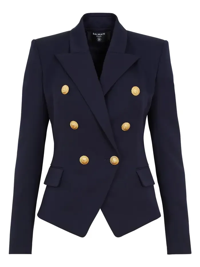 Fitted wool 6-buttons jacket Fitted wool 6-buttons jacket