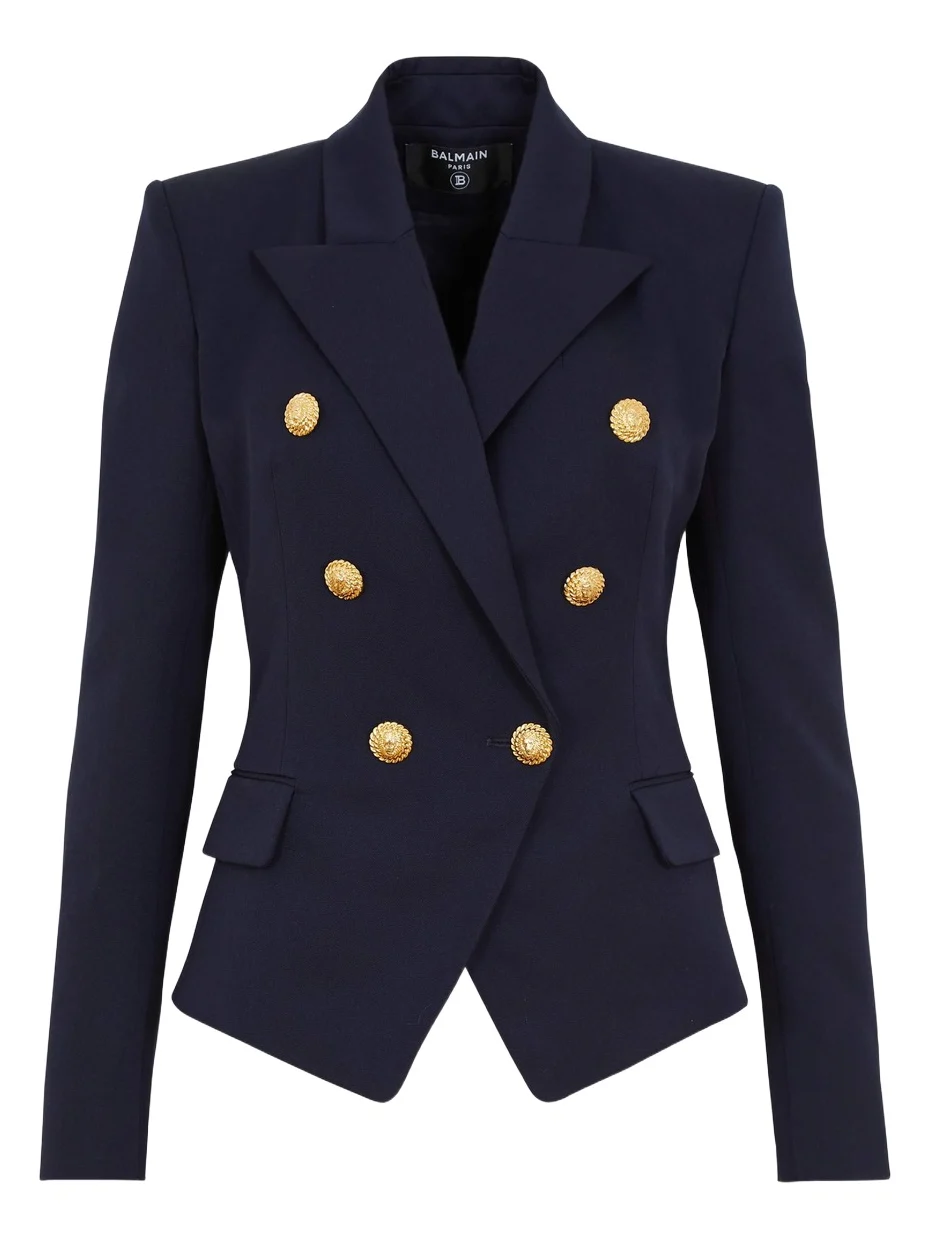Fitted wool 6-buttons jacket Fitted wool 6-buttons jacket