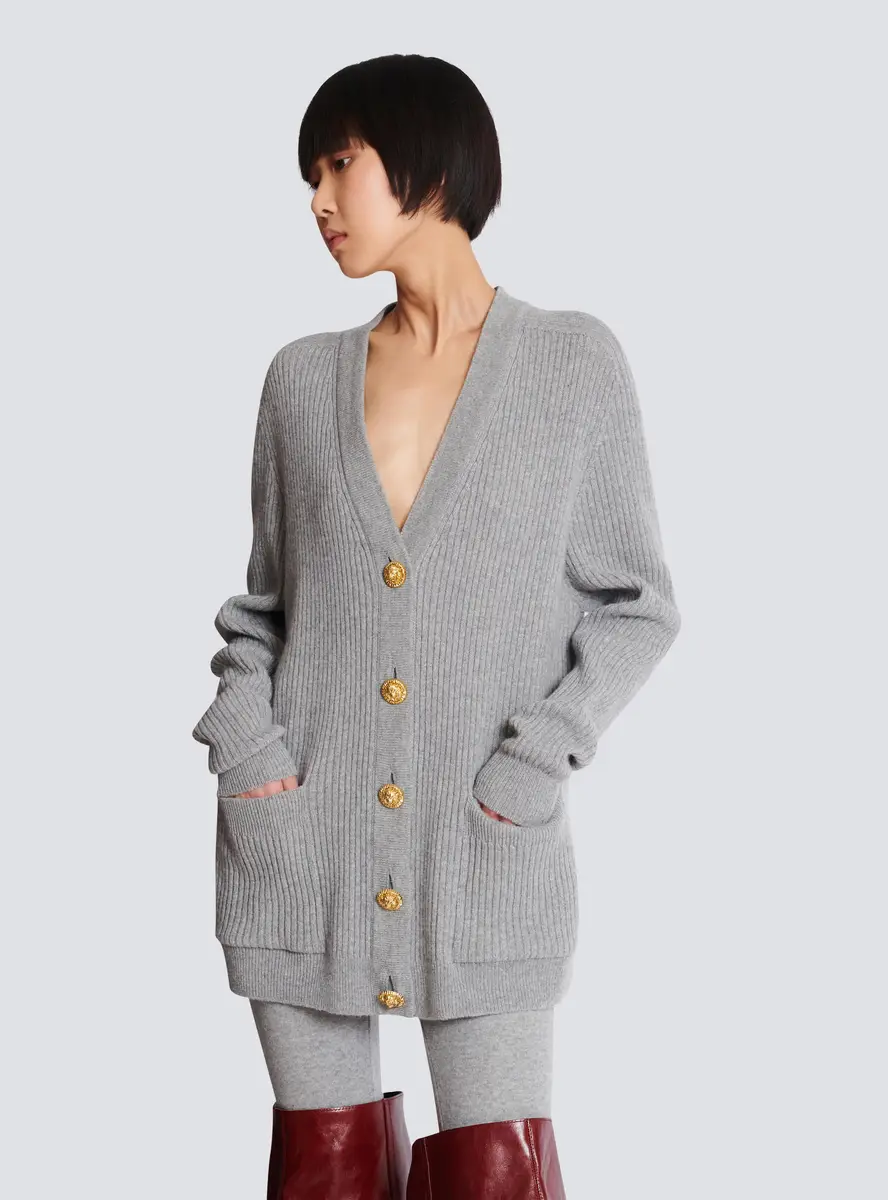 Balmain Buttoned cashmere cardigan | Thumbnail 5 Balmain Buttoned cashmere cardigan | Thumbnail 5
