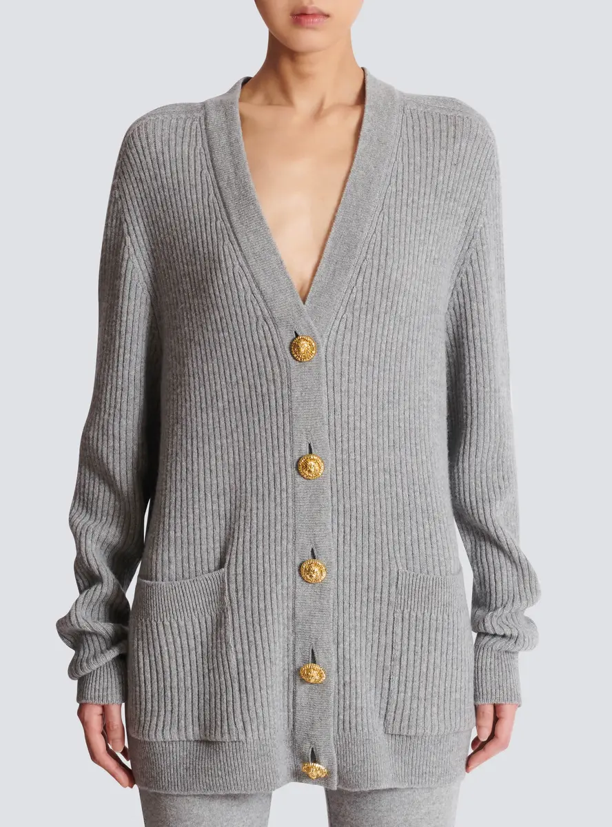 Balmain Buttoned cashmere cardigan | Thumbnail 7 Balmain Buttoned cashmere cardigan | Thumbnail 7