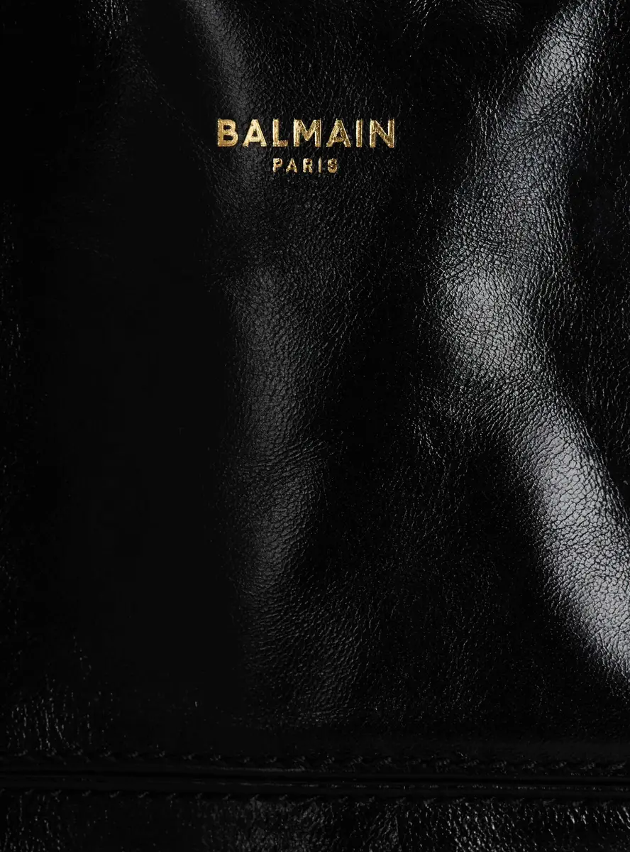 Balmain Track shiny leather tote bag | Thumbnail 5 Balmain Track shiny leather tote bag | Thumbnail 5