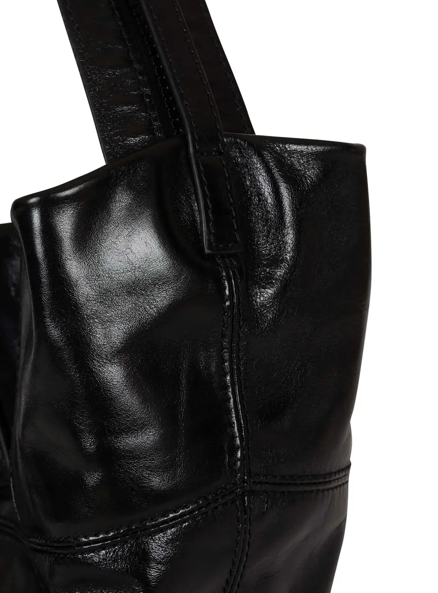 Balmain Track shiny leather tote bag | Thumbnail 6 Balmain Track shiny leather tote bag | Thumbnail 6