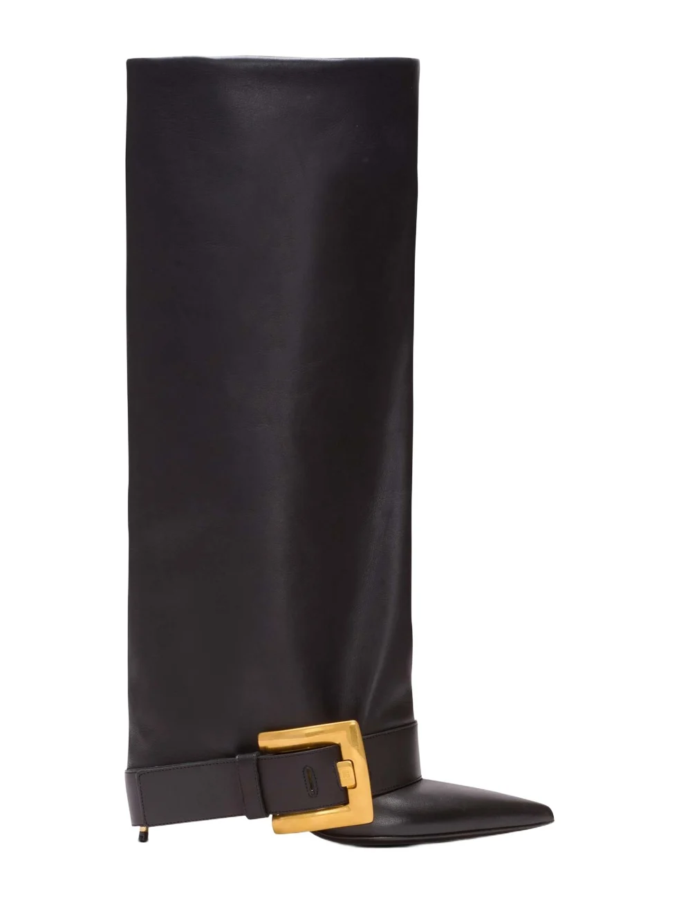 Balmain Anthem calfskin leather boots