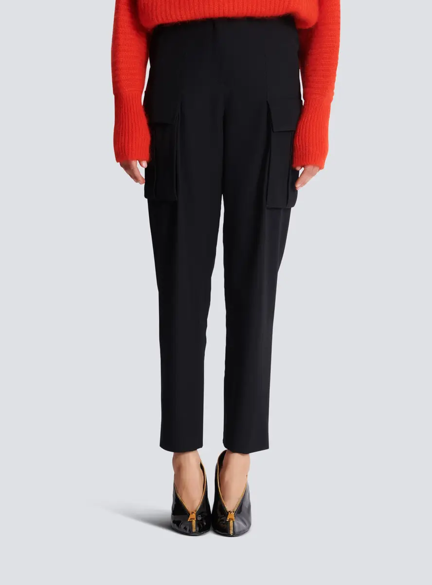 Balmain Cargo pants in grain de poudre wool | Thumbnail 7 Balmain Cargo pants in grain de poudre wool | Thumbnail 7