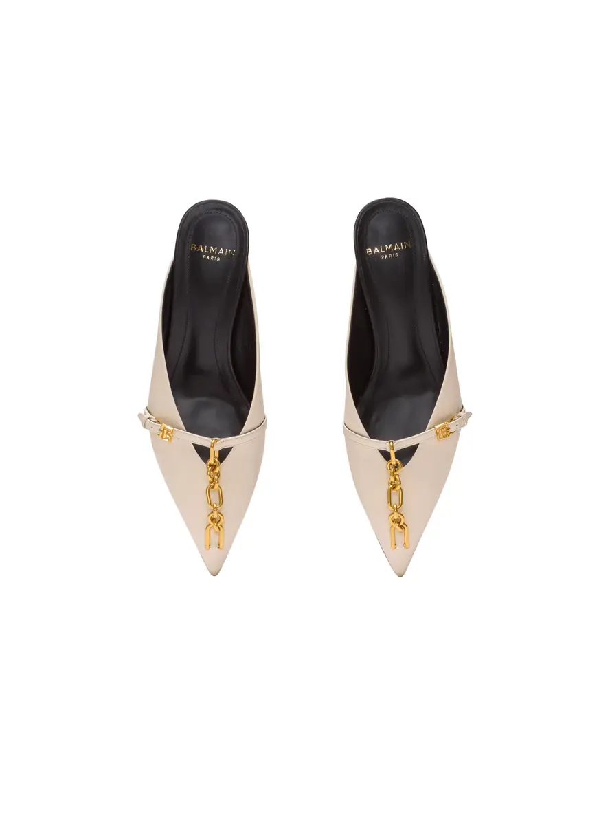 Balmain Sync leather mules with pointed toe | Thumbnail 7 Balmain Sync leather mules with pointed toe | Thumbnail 7