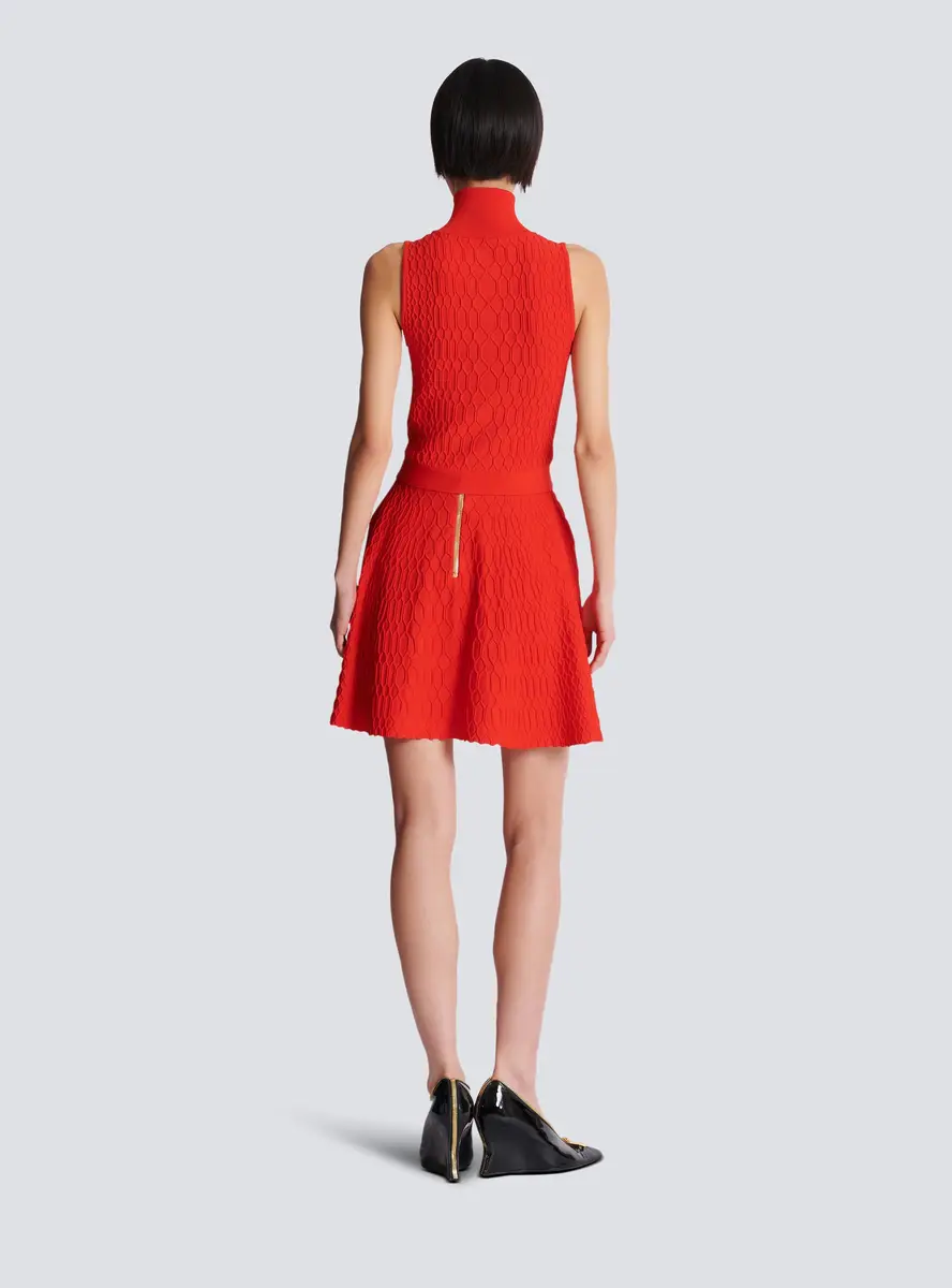 Balmain Sleeveless crocodile-knit top | Thumbnail 4 Balmain Sleeveless crocodile-knit top | Thumbnail 4