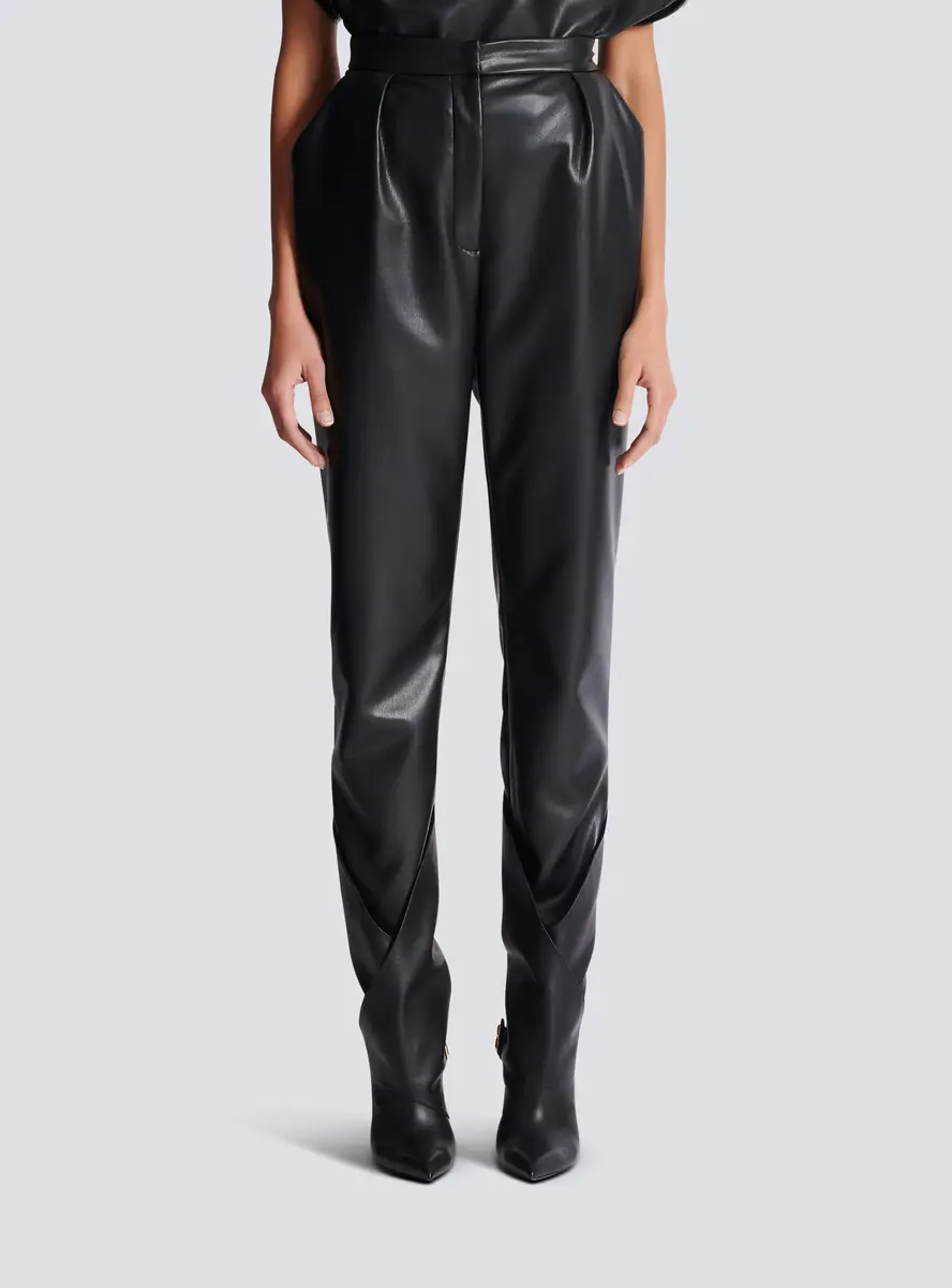 Balmain High-waisted faux leather trousers | Thumbnail 6 Balmain High-waisted faux leather trousers | Thumbnail 6
