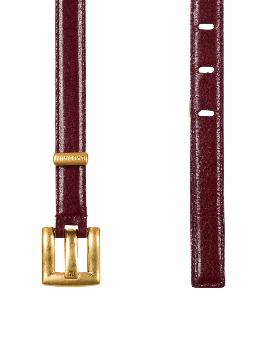 Balmain Anthem calfskin leather belt | Thumbnail 3