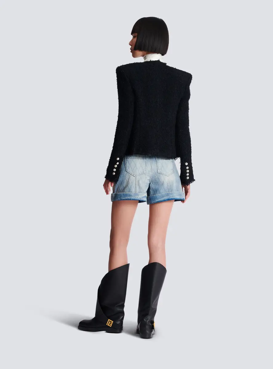 Balmain Edge-to-edge tweed jacket | Thumbnail 4 Balmain Edge-to-edge tweed jacket | Thumbnail 4