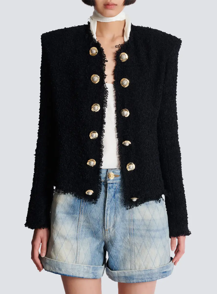 Balmain Edge-to-edge tweed jacket | Thumbnail 8 Balmain Edge-to-edge tweed jacket | Thumbnail 8