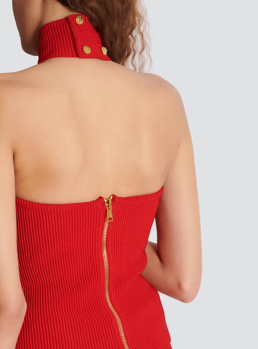 Balmain Sleeveless knit top with embellished detail | Thumbnail 5 Balmain Sleeveless knit top with embellished detail | Thumbnail 5