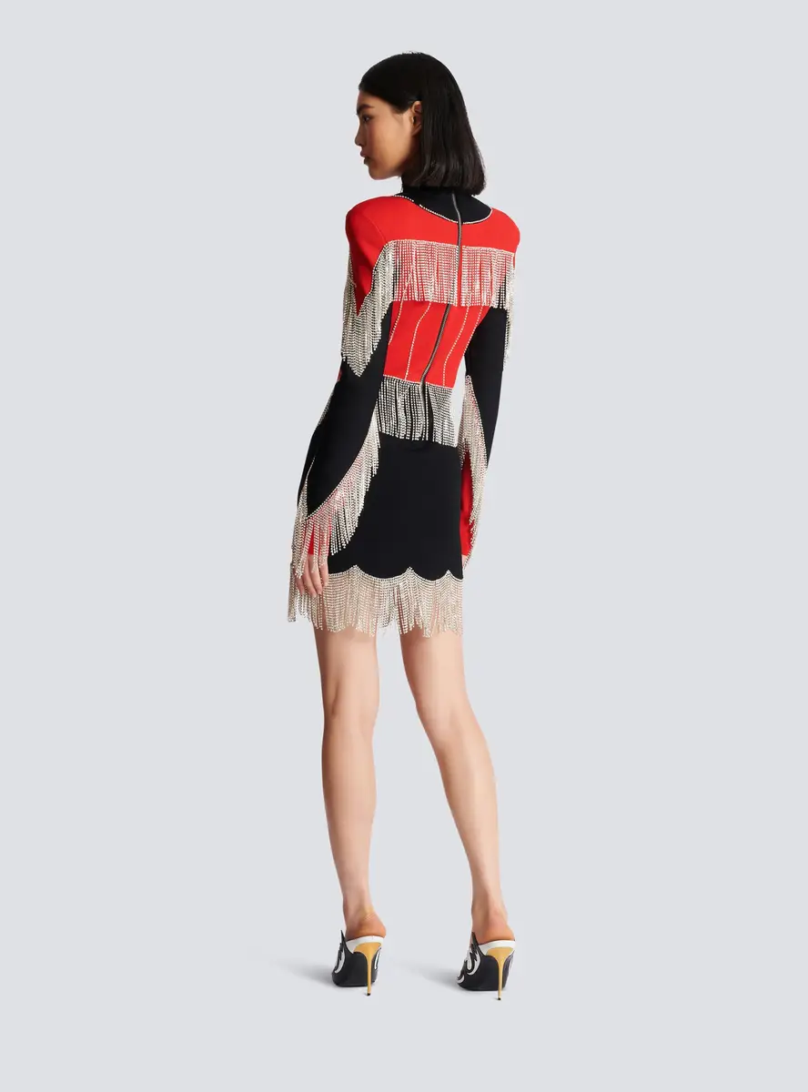 Balmain Fringed knit dress | Thumbnail 4 Balmain Fringed knit dress | Thumbnail 4