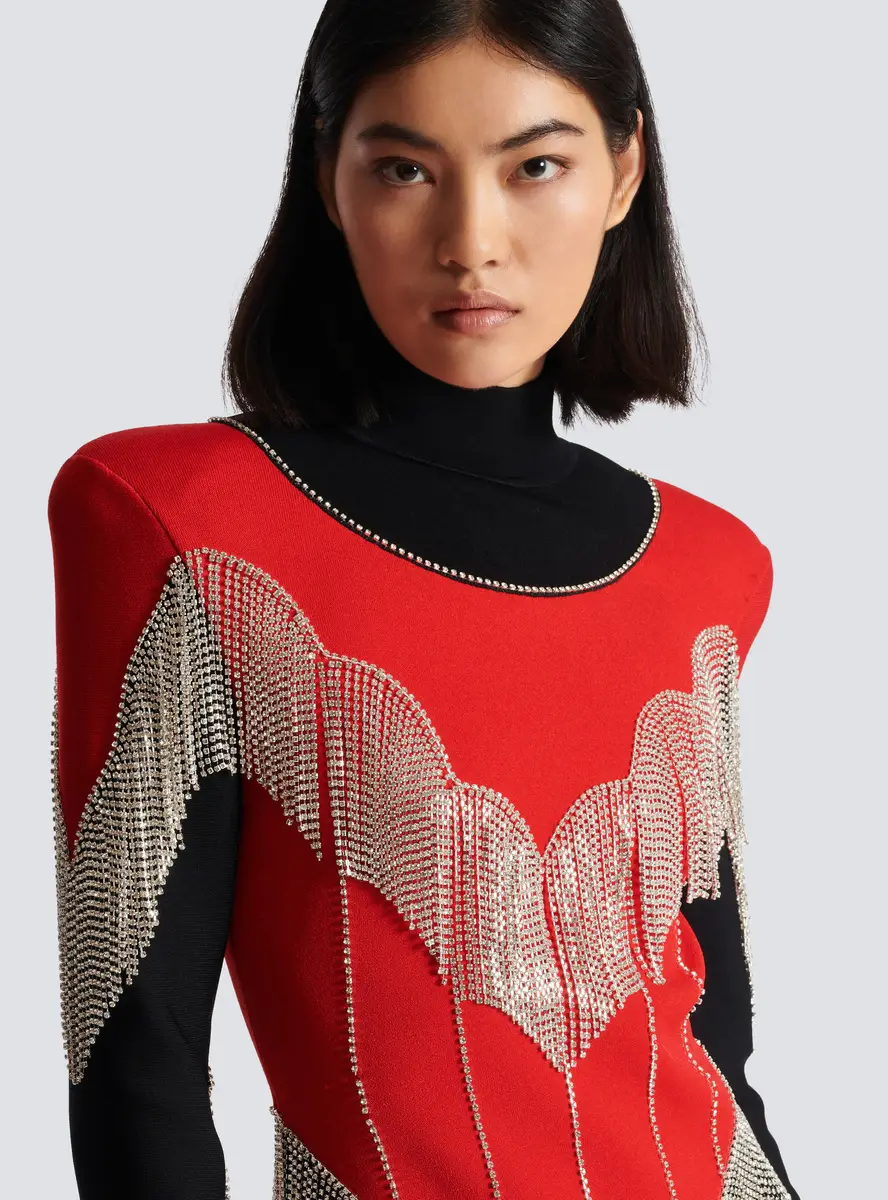 Balmain Fringed knit dress | Thumbnail 5 Balmain Fringed knit dress | Thumbnail 5