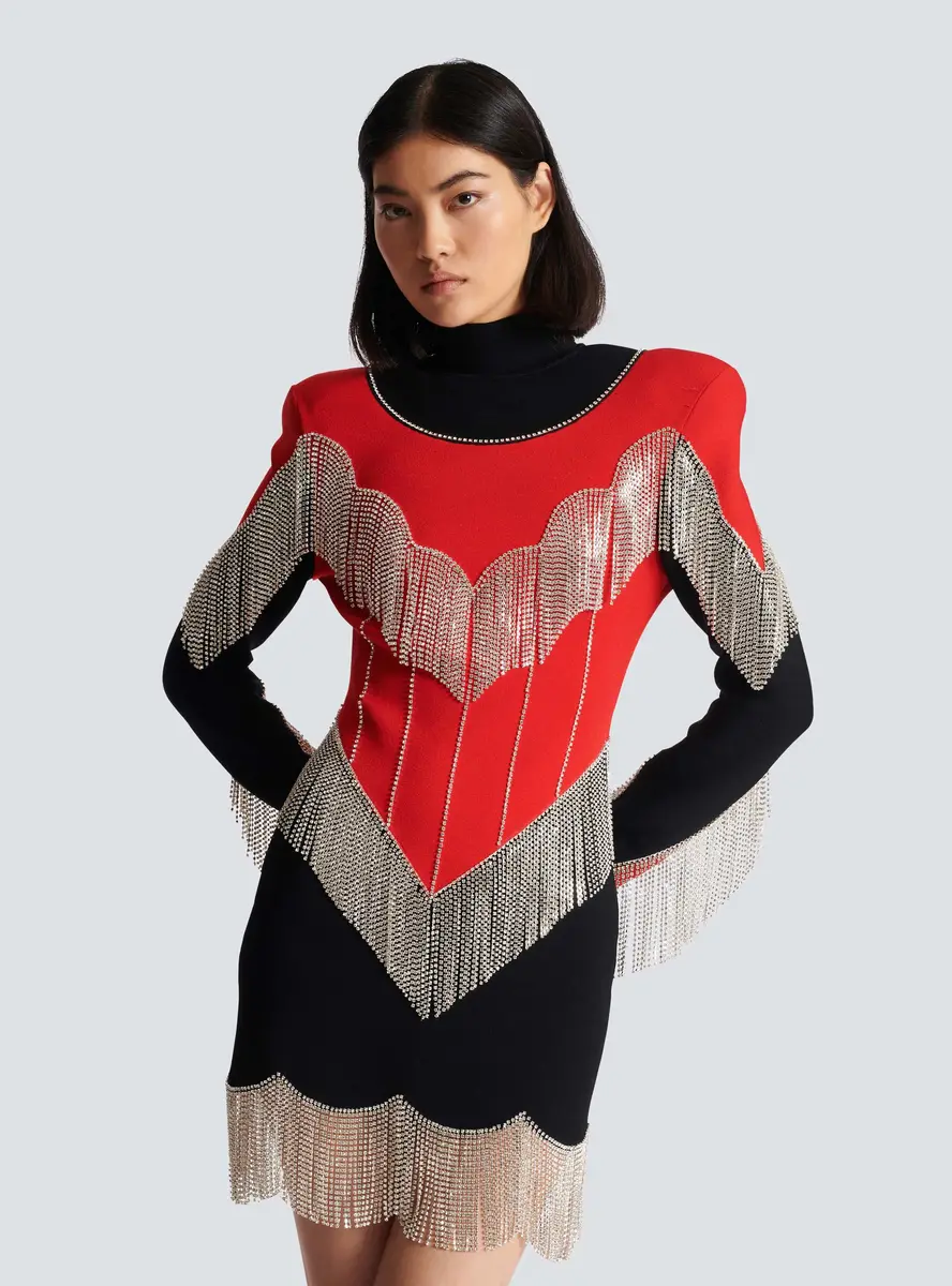 Balmain Fringed knit dress | Thumbnail 7 Balmain Fringed knit dress | Thumbnail 7