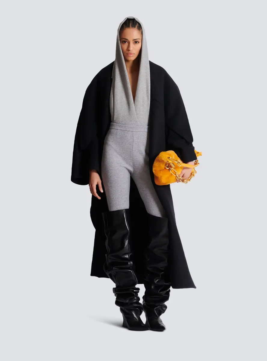 Balmain Draped bodysuit with hood | Thumbnail 2 Balmain Draped bodysuit with hood | Thumbnail 2