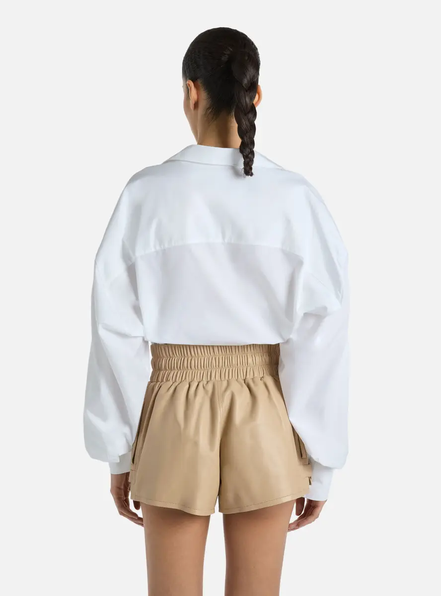 Balmain Draped cotton poplin shirt | Thumbnail 2 Balmain Draped cotton poplin shirt | Thumbnail 2