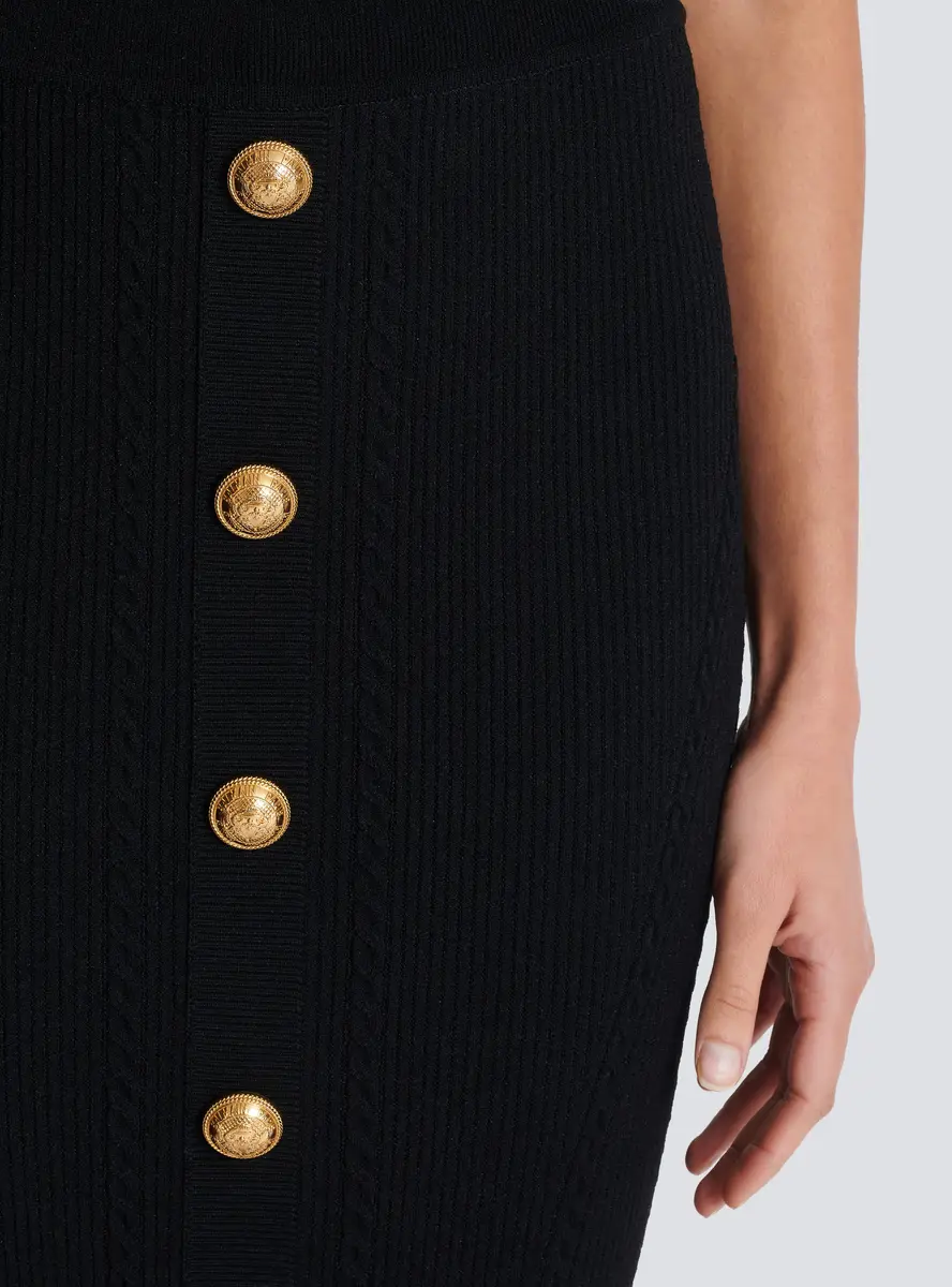 Balmain Cable-knit midi skirt | Thumbnail 5 Balmain Cable-knit midi skirt | Thumbnail 5