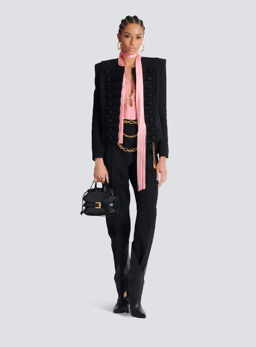 Balmain Grain de poudre edge-to-edge spencer jacket | Thumbnail 2 Balmain Grain de poudre edge-to-edge spencer jacket | Thumbnail 2