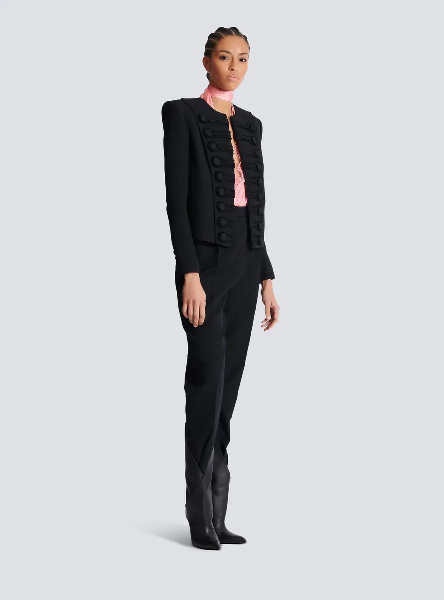 Balmain Grain de poudre edge-to-edge spencer jacket | Thumbnail 3 Balmain Grain de poudre edge-to-edge spencer jacket | Thumbnail 3