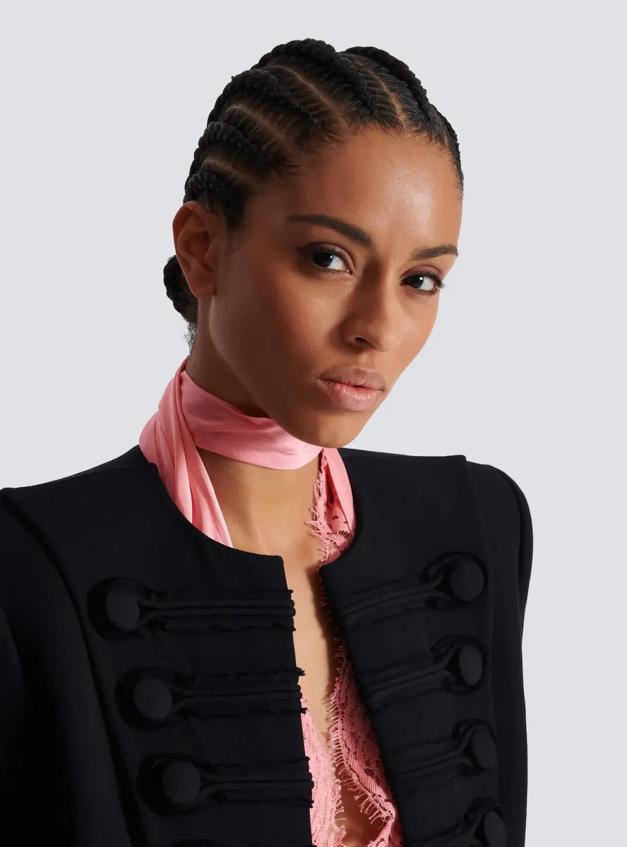 Balmain Grain de poudre edge-to-edge spencer jacket | Thumbnail 6 Balmain Grain de poudre edge-to-edge spencer jacket | Thumbnail 6