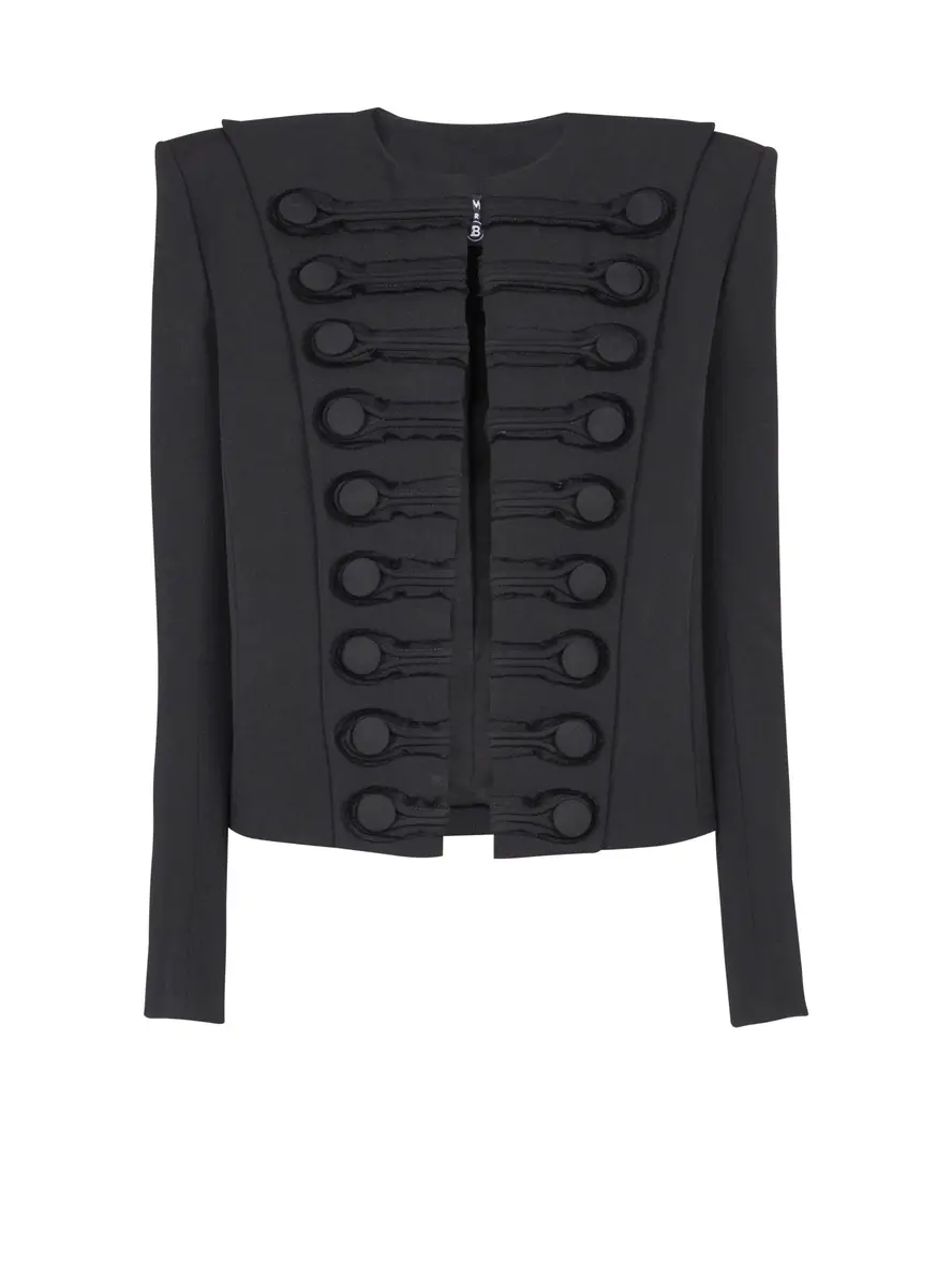 Balmain Grain de poudre edge-to-edge spencer jacket