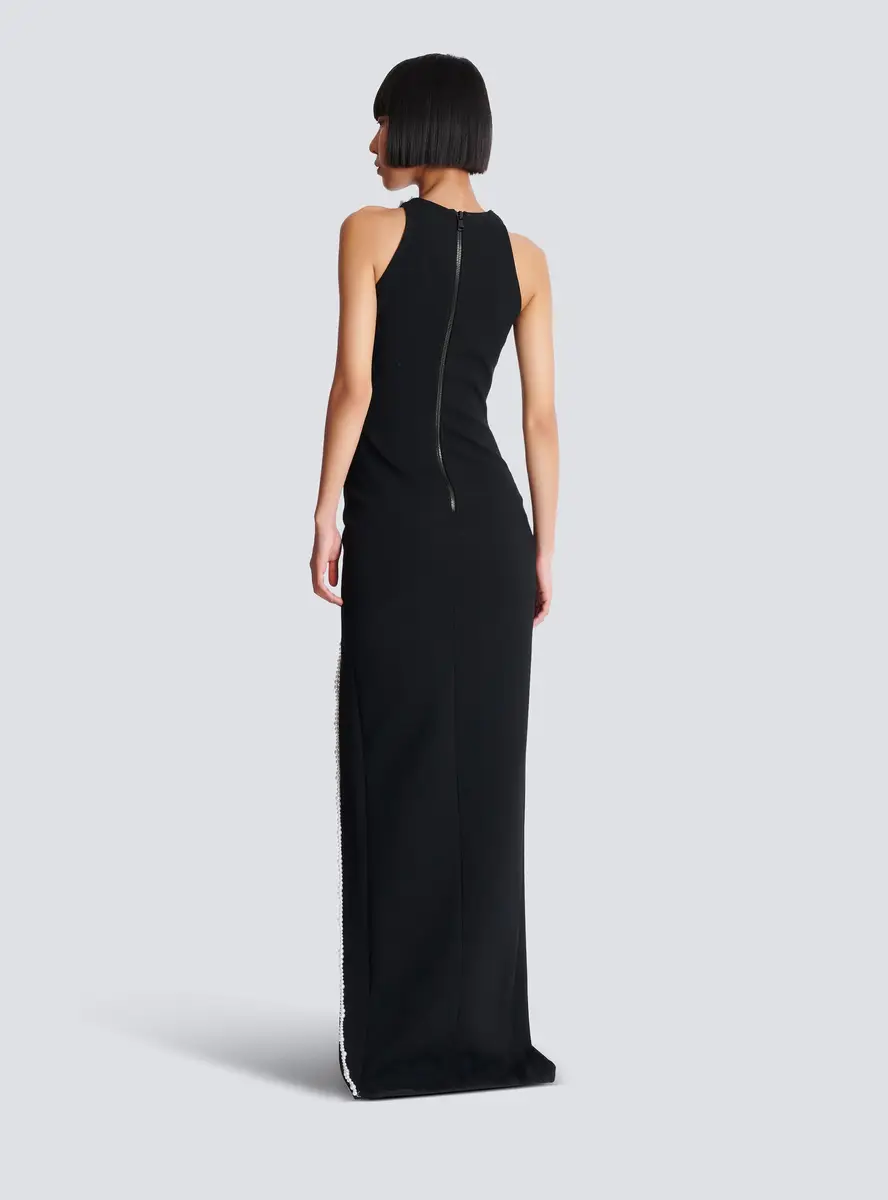 Balmain Long embroidered dress with Face motif | Thumbnail 4 Balmain Long embroidered dress with Face motif | Thumbnail 4