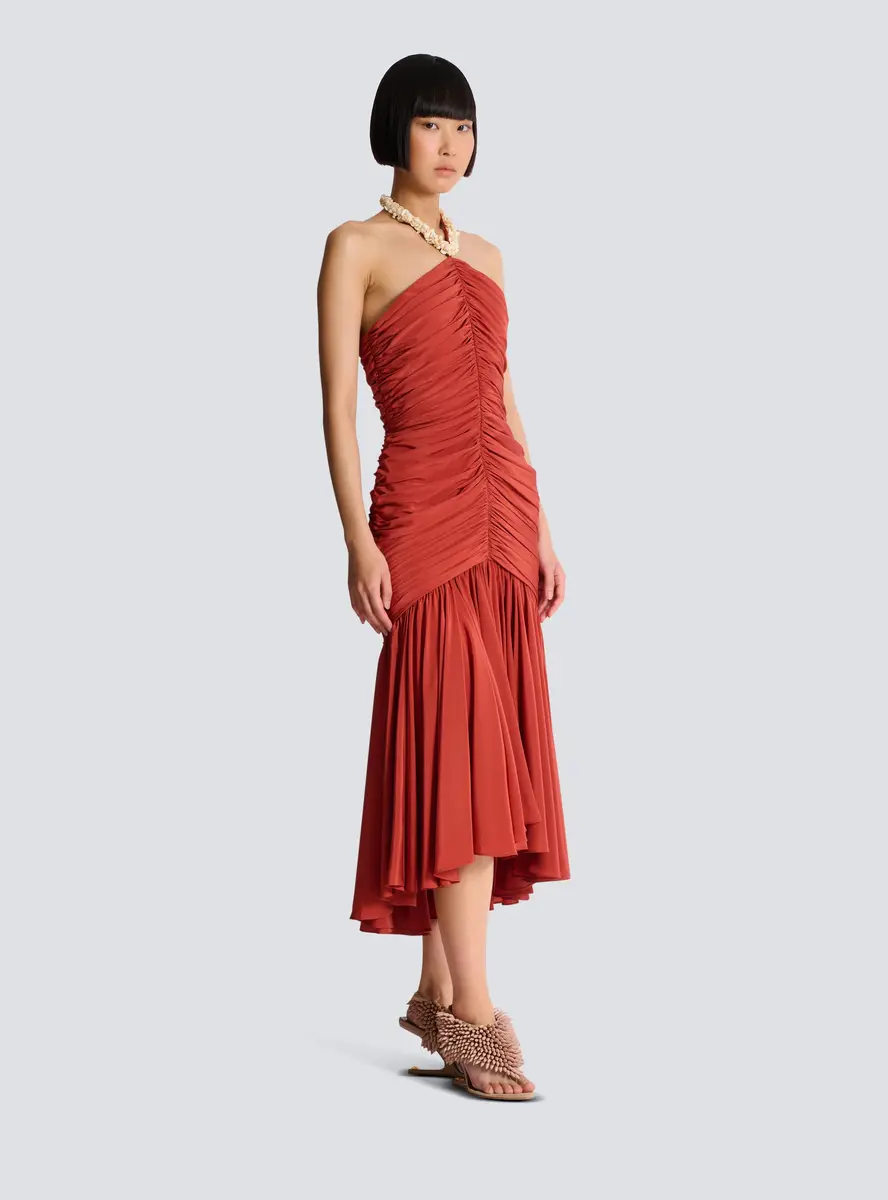 Balmain Crepe shell dress | Thumbnail 3 Balmain Crepe shell dress | Thumbnail 3