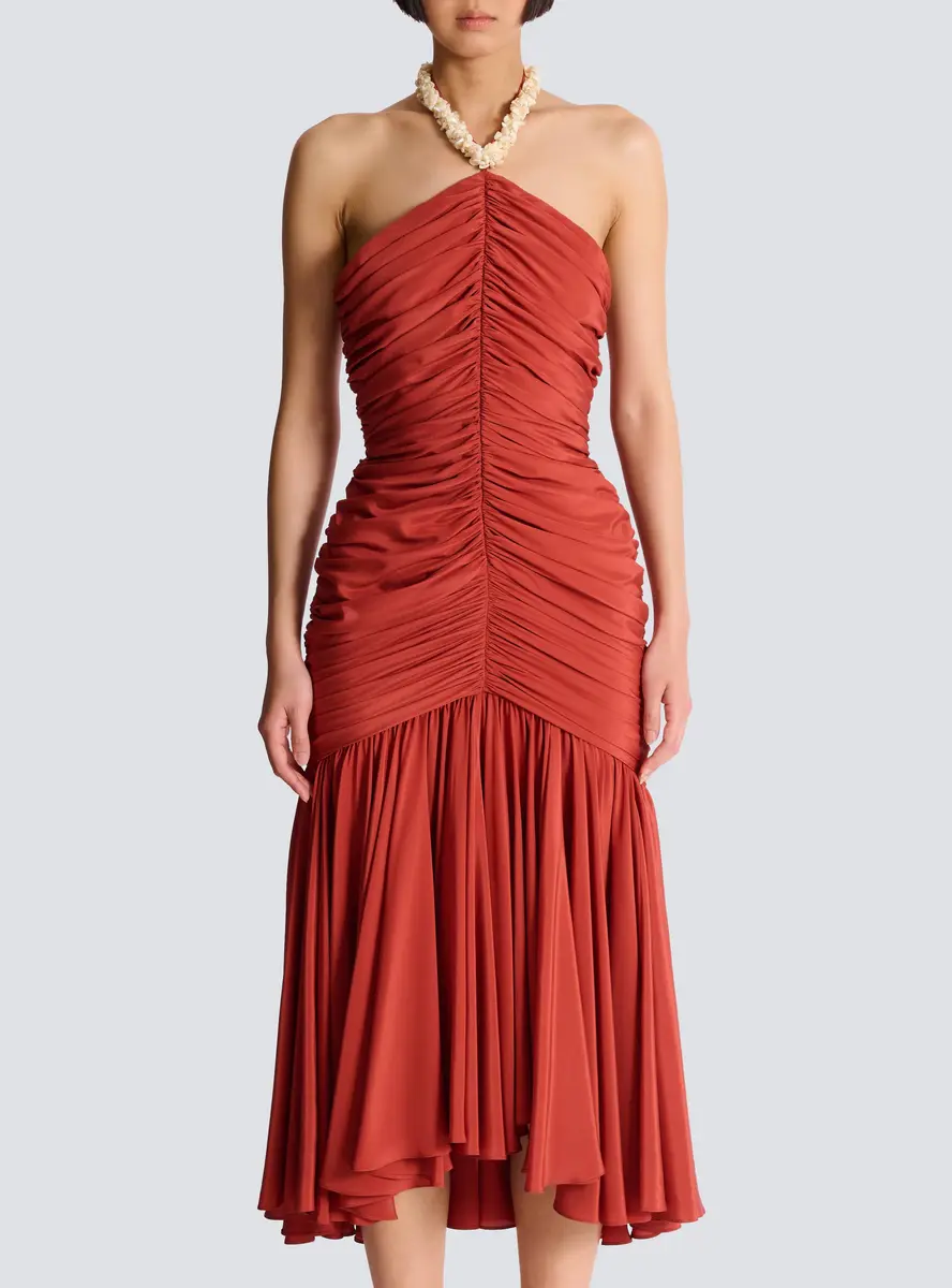 Balmain Crepe shell dress | Thumbnail 7 Balmain Crepe shell dress | Thumbnail 7