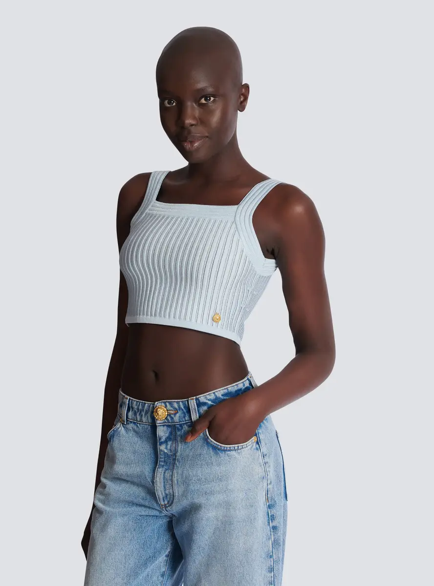 Balmain Textured knit top | Thumbnail 6