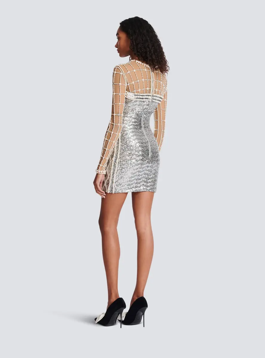 Balmain Short beaded dress | Thumbnail 4 Balmain Short beaded dress | Thumbnail 4