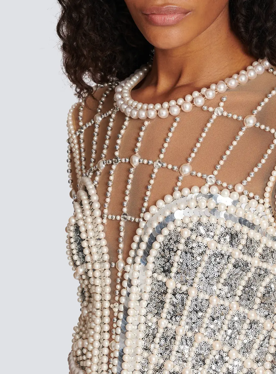 Balmain Short beaded dress | Thumbnail 5 Balmain Short beaded dress | Thumbnail 5
