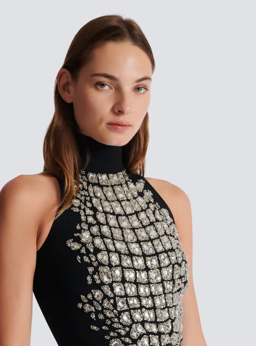Balmain Long embroidered slit dress | Thumbnail 6 Balmain Long embroidered slit dress | Thumbnail 6