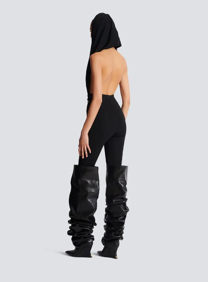Balmain Draped bodysuit with hood | Thumbnail 4 Balmain Draped bodysuit with hood | Thumbnail 4