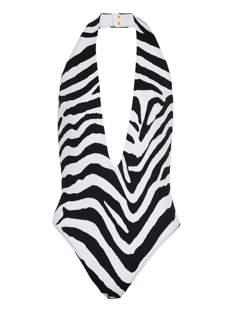 Zebra one-piece swimsuit Zebra one-piece swimsuit
