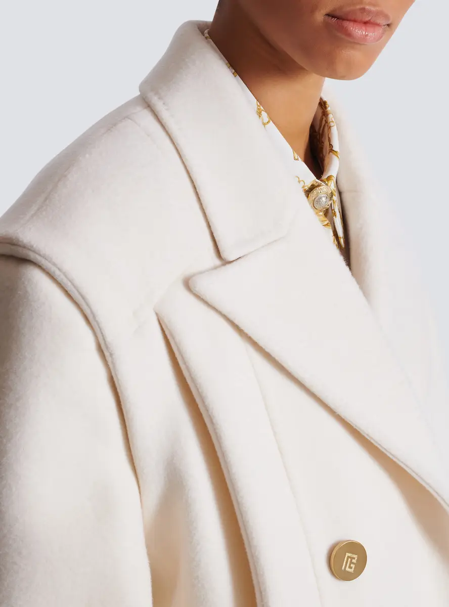 Balmain Cropped wool reefer jacket | Thumbnail 6