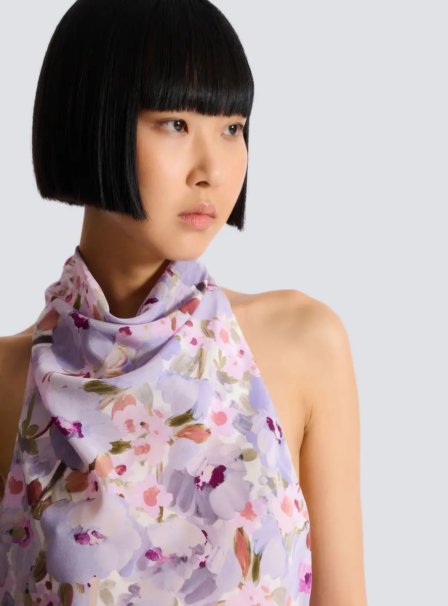 Balmain Sleeveless top with Poppy Flower print | Thumbnail 6 Balmain Sleeveless top with Poppy Flower print | Thumbnail 6