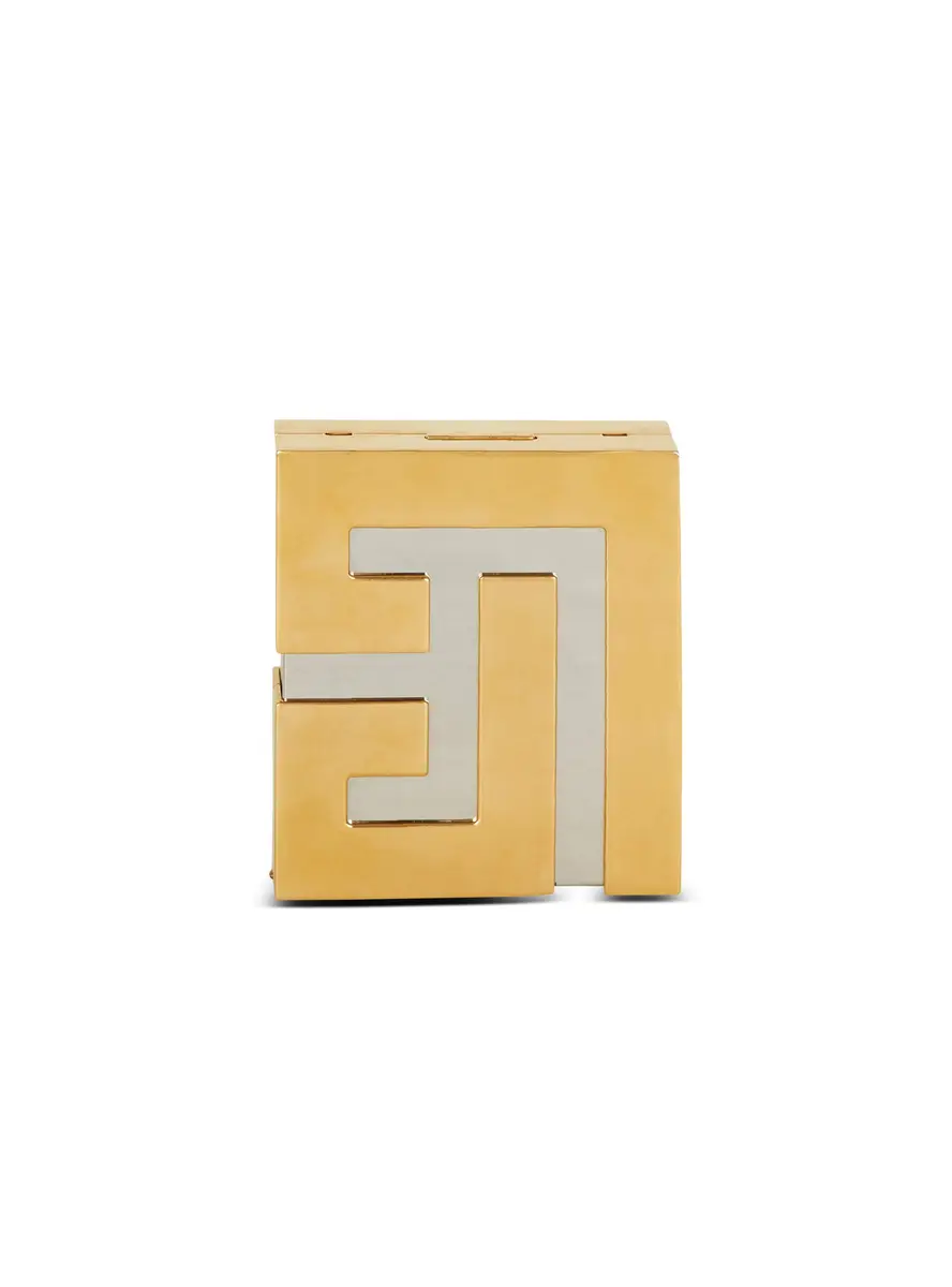 Balmain Metal PB clutch | Thumbnail 4 Balmain Metal PB clutch | Thumbnail 4