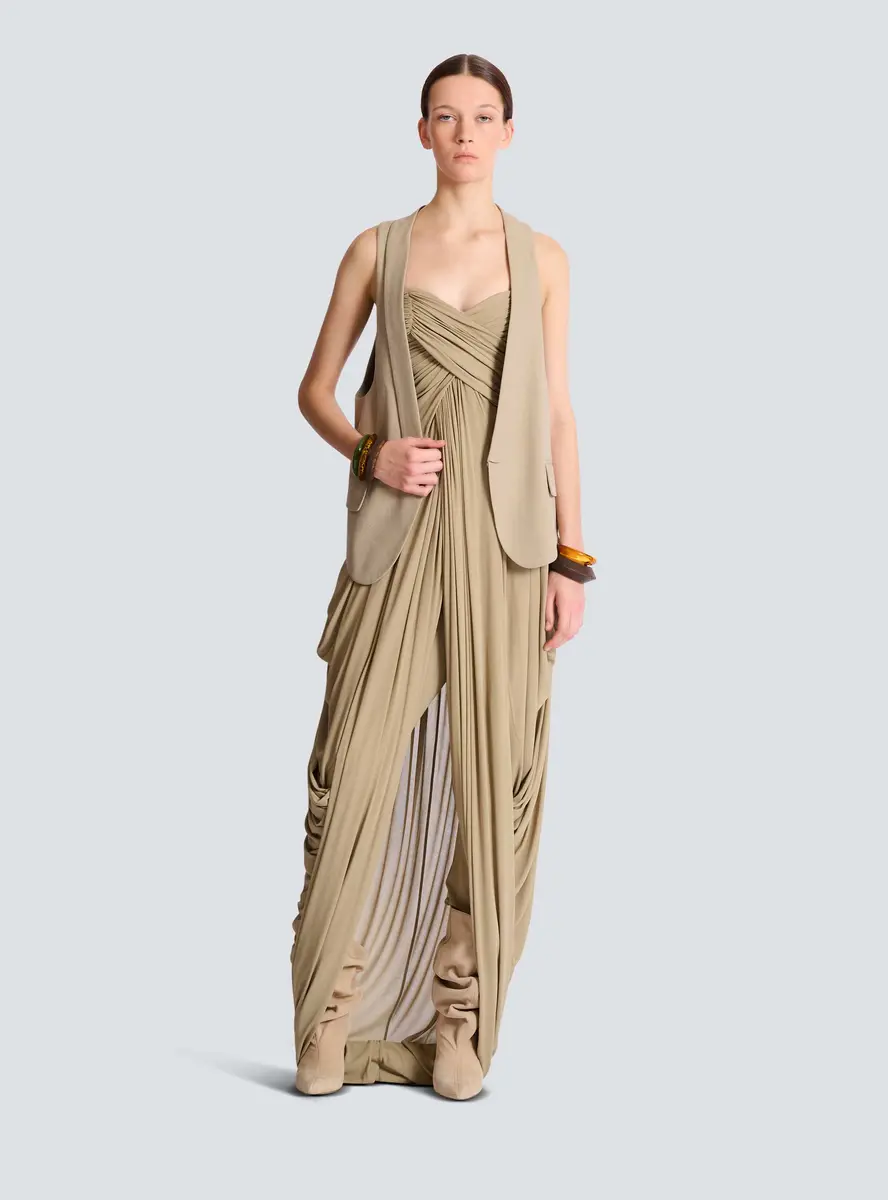 Balmain Cotton gabardine vest | Thumbnail 2 Balmain Cotton gabardine vest | Thumbnail 2